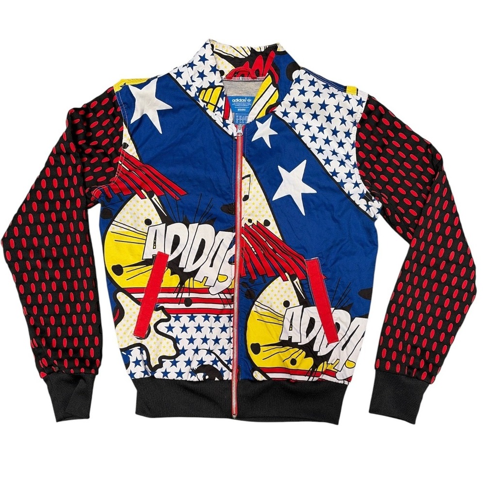 Adidas‎ Originals Rita Ora Super Graphic Pop Art Track Jacket Womens XS S81044
